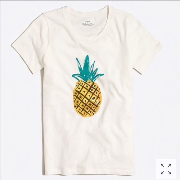 J. Crew Factory Pineapple Collector T-Shirt - Picture 1 of 4